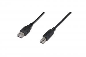 Digitus Yazıcı Kablosu Siyah USB 2.0 (1.8m)