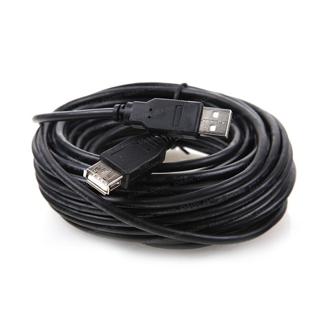 Dark USB Uzatma Kablosu Siyah (10m)