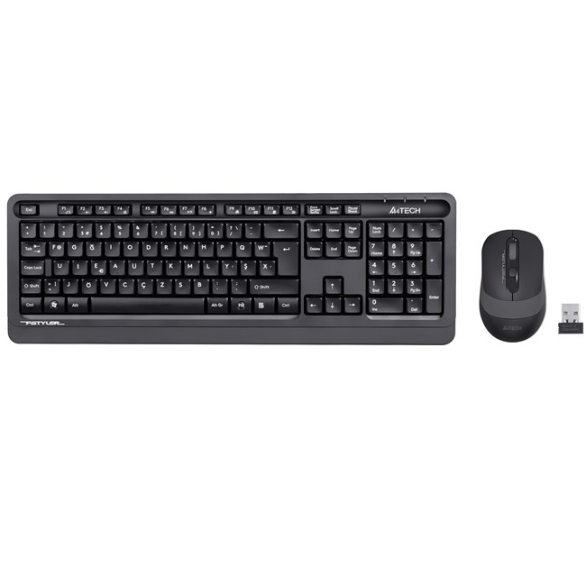 A4-Tech (F) Kablosuz Set Siyah (FG1010-FG)