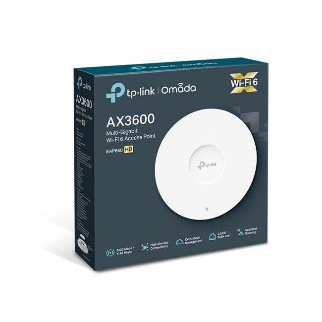 Omada AX3600 Tavan Tipi Access Point (EAP660 HD)