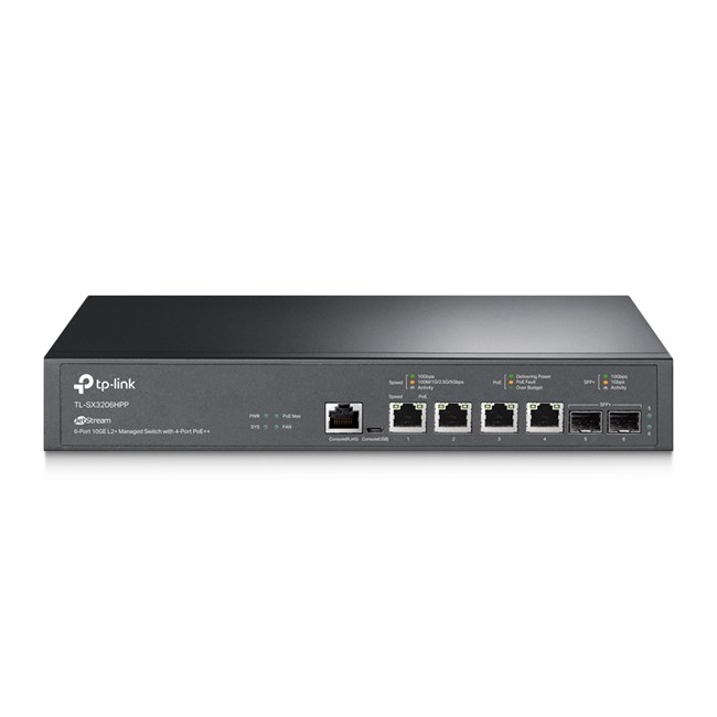 Omada 6Port 10G 4xPoE 200W (SX3206HPP)