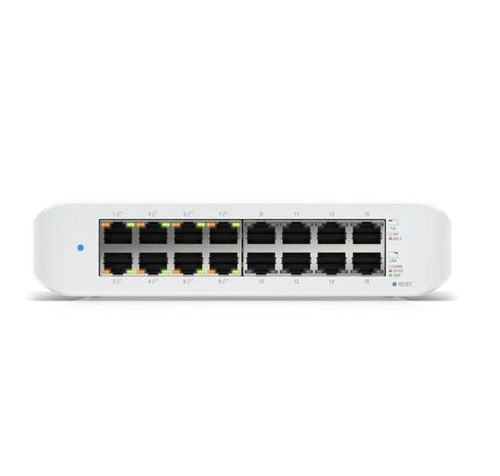 UBNT USW Lite Gbit 16P 8xPoE 45W (USW-LITE-16-POE)