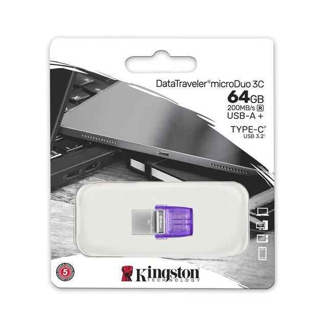 Kingston 64GB DT MicroDuo 3C DTDUO3CG3/64GB