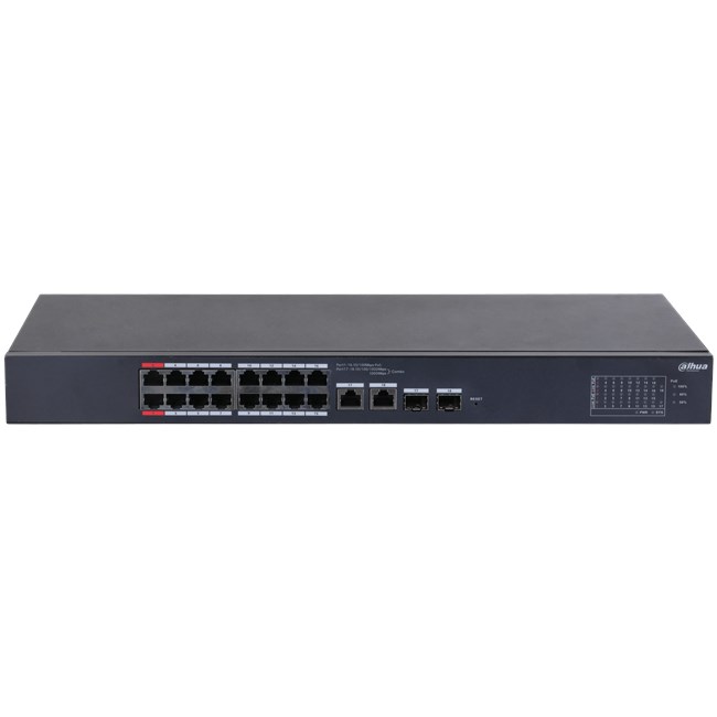 Dahua 16Port 10/100Mbps PoE 135W(CS4218-16ET-135)