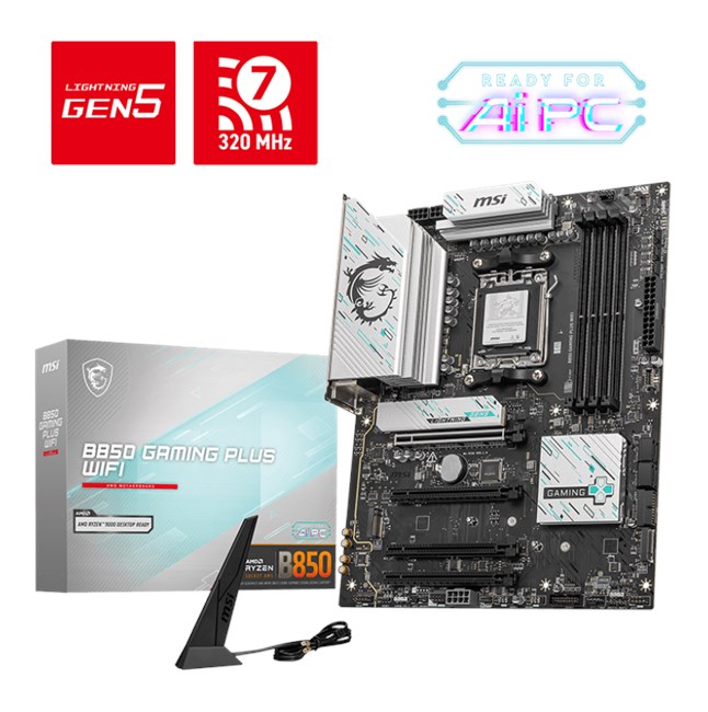 MSI B850 Gaming Plus Wifi AM5 Ryzen D5 Dp Type-C
