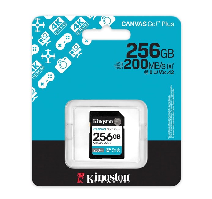 Kingston 256GB SDXC Gen4 200MB/s SDG4/256GB