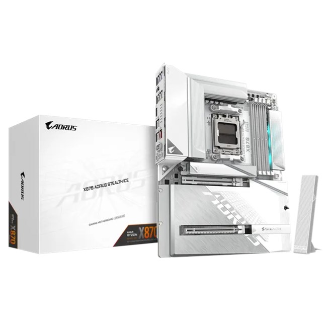 Gigabyte X870 Aorus Stealth ICE D5 AM5 Type-C