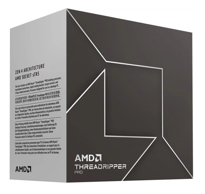 Amd Ryzen TR PRO 7985WX sTR5Pin 350W Fansız Box