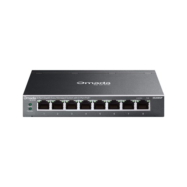 Omada 8Port Gigabit PoE 64W (ES208GP)