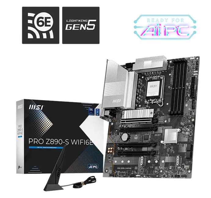 MSI PRO Z890-S WIFI6E DDR5 1851P Hdmi Dp