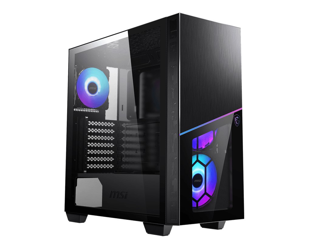 MSI MPG SEKIRA 100R TEMPERLİ CAM 4 X A-RGB  FAN 120MM E-ATX GAMİNG BİLGİSAYAR KASASI