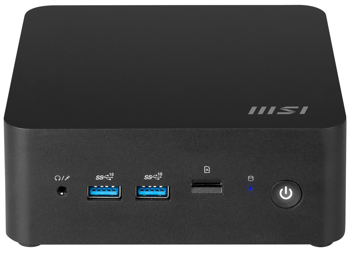 MSI CUBI NUC 1M-003EU CORE 3 100U 8GB DDR5 512GBB SSD W11PRO SIYAH MINI DT PC