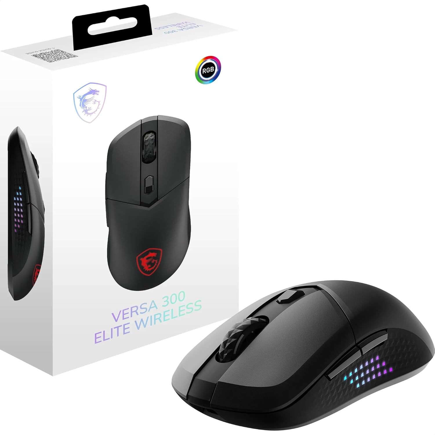 MSI GG VERSA 300 ELITE WIRELESS 2.4 GHz KABLOSUZ  Bluetooth 5.3  USB 2.0 KABLOSUZ MOUSE