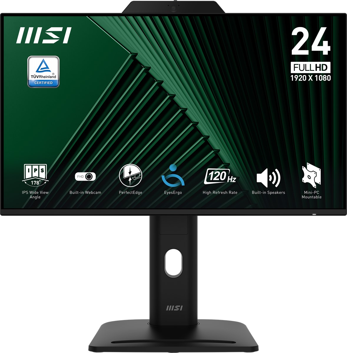 MSI 23.8 PRO MP242PMG 1920x1080 (FHD) FLAT IPS 120HZ 1MS ADAPTIVE-SYNC PIVOT MONITOR