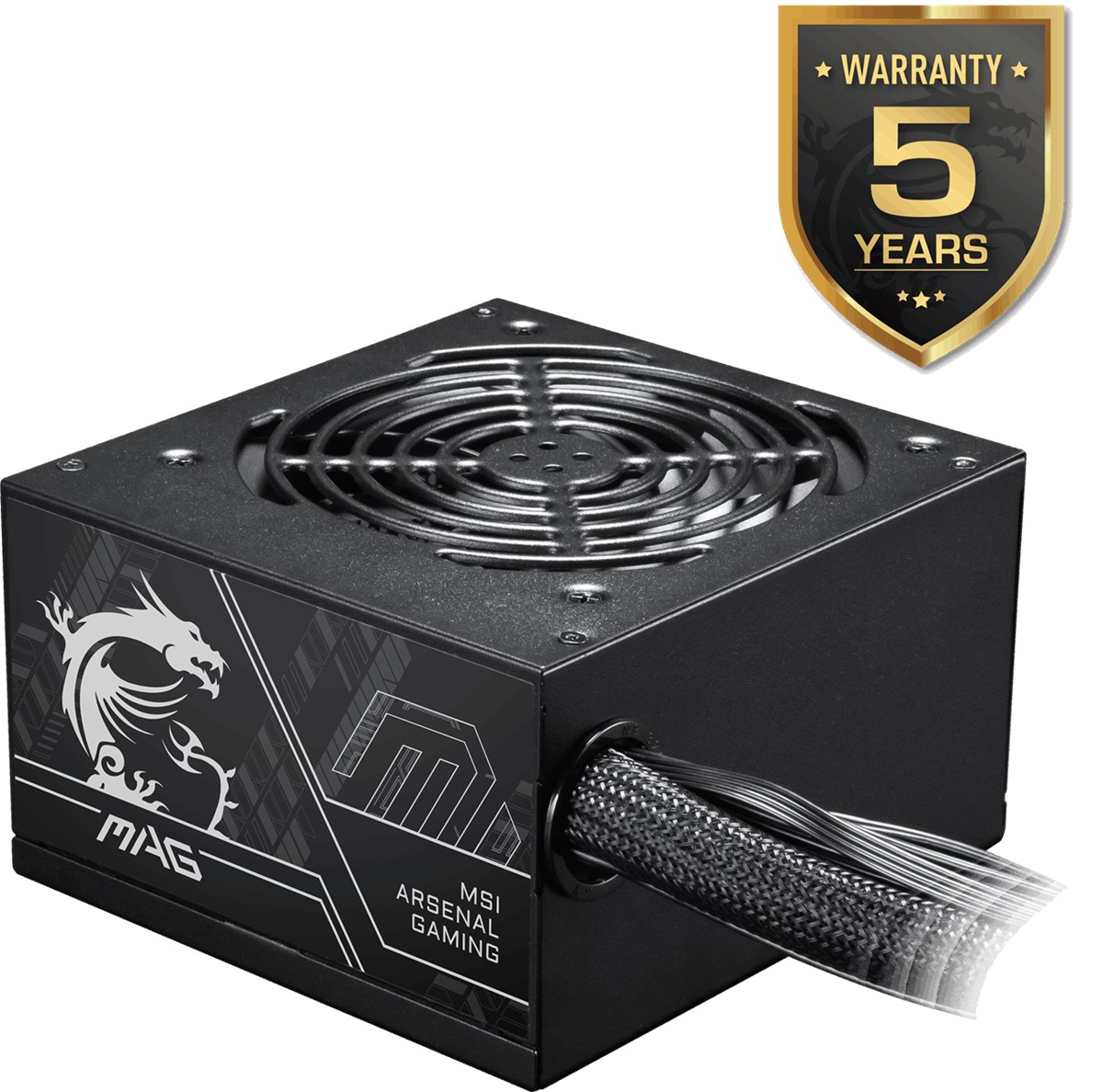 MSI MAG A750BN PCIE5 II 750W 80+ BRONZE ATX 3.1 PCIE 5.1 POWER SUPPLY