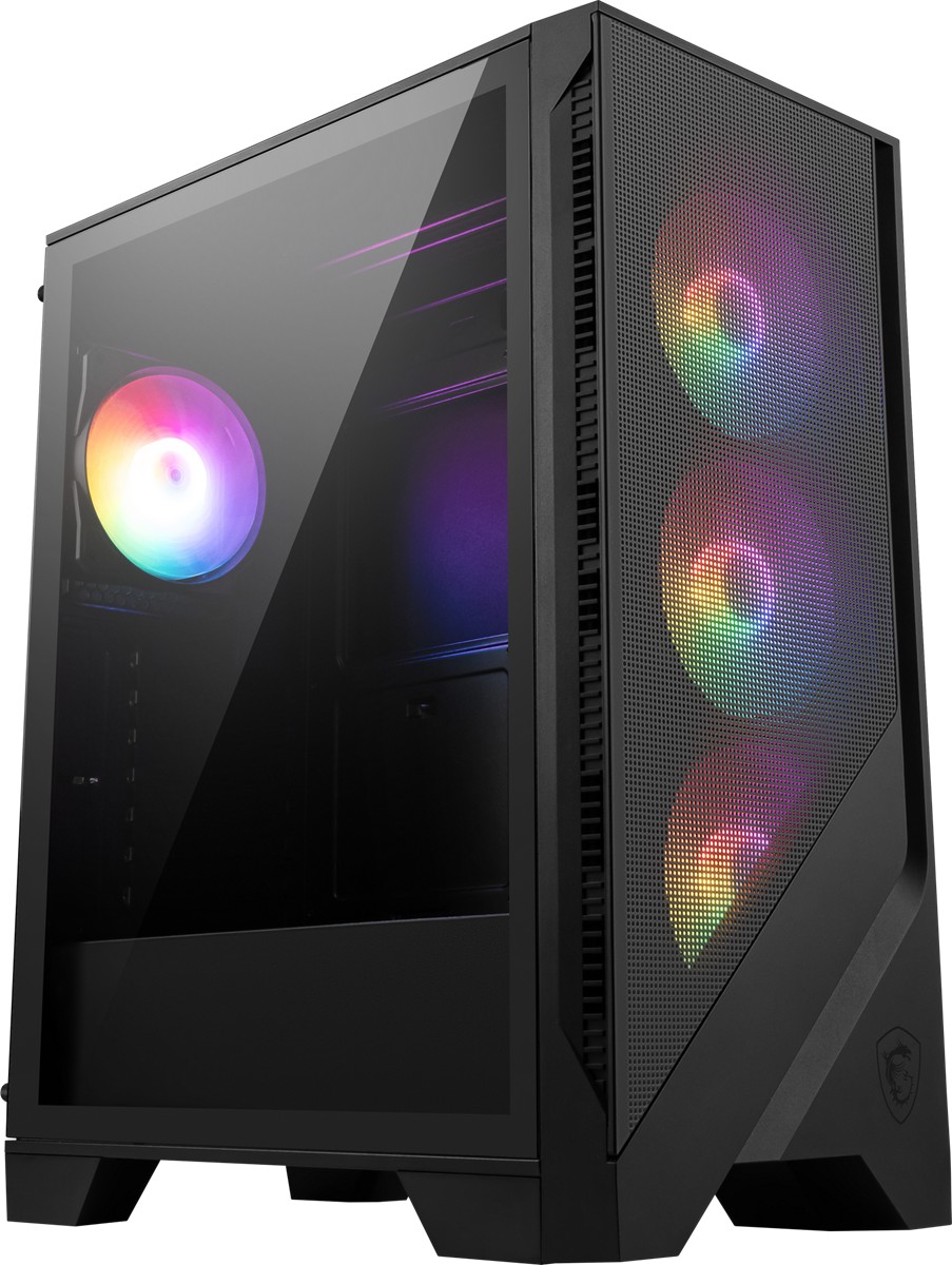MSI MAG FORGE 121A B75 PCIE5 II Temperli Cam 6 x120mm Auto RGB Fan 750W Bronz  ATX Gaming Bilgisayar Kasası